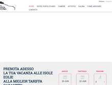 Tablet Screenshot of hotelpuntascario.it
